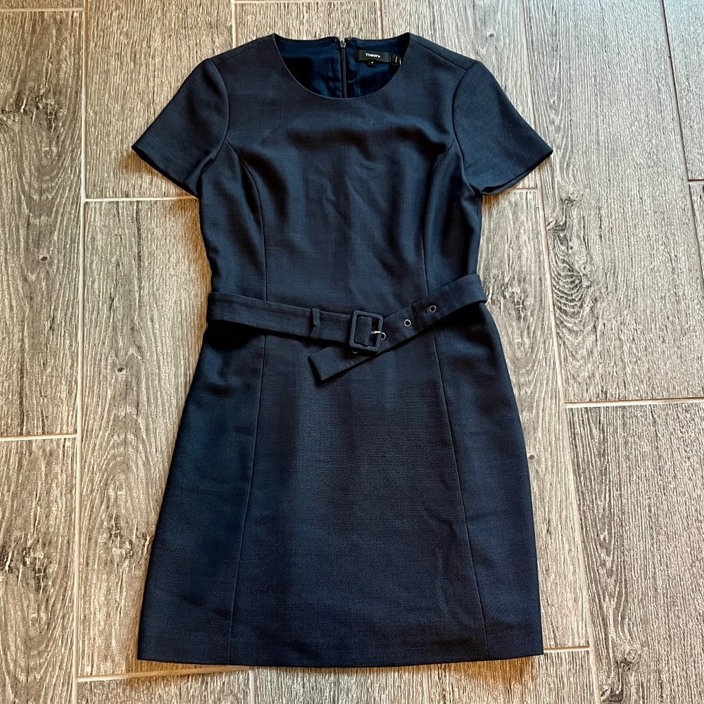 Theory Belted Dress